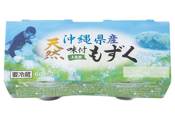 沖縄県産天然味付もずく 土佐酢